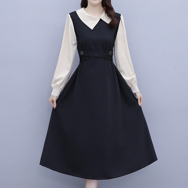 아뗄릭 단아한 언발카라 정장 원피스 00187 빅사이즈 포함