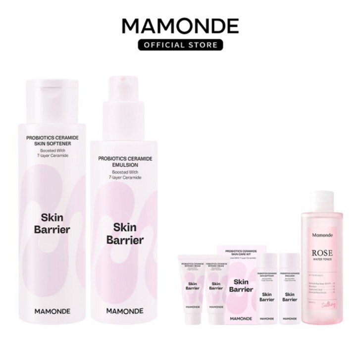 마몽드 본사직영★빠른배송 프로바이오틱스 세라마이드 스킨소프너 200ml에멀젼 150ml 추가사은 5종
