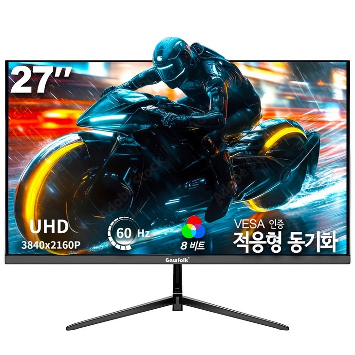 27인치 게이밍 모니터, 4K UHD 모니터, IPS패널, 60Hz VA패널, 4K 60Hz, 70cm