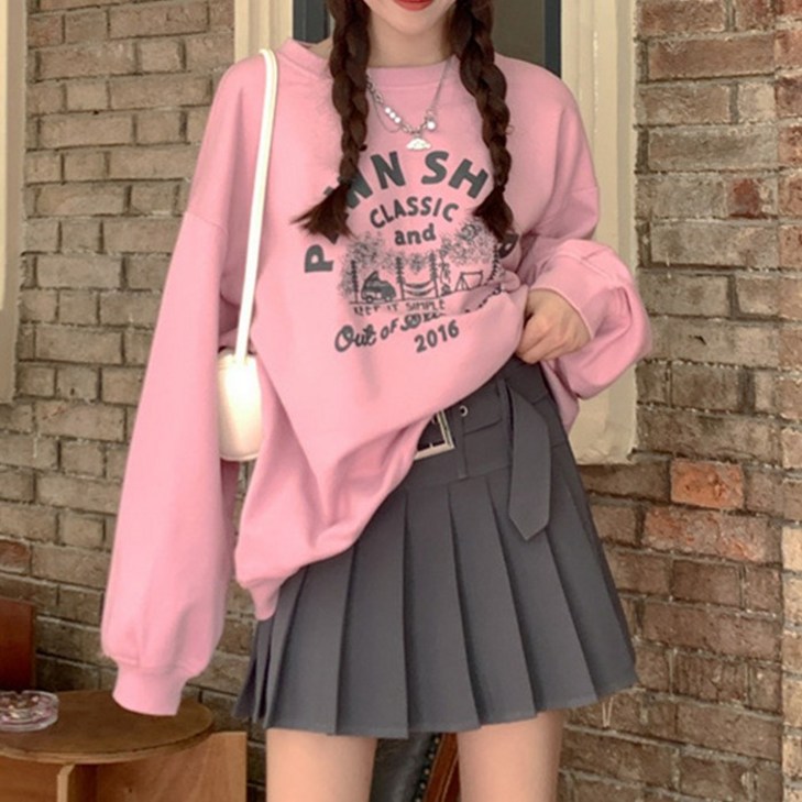 주디앤 여성 폰샵 루즈핏 맨투맨 주디앤 여성 폰샵 루즈핏 맨투맨