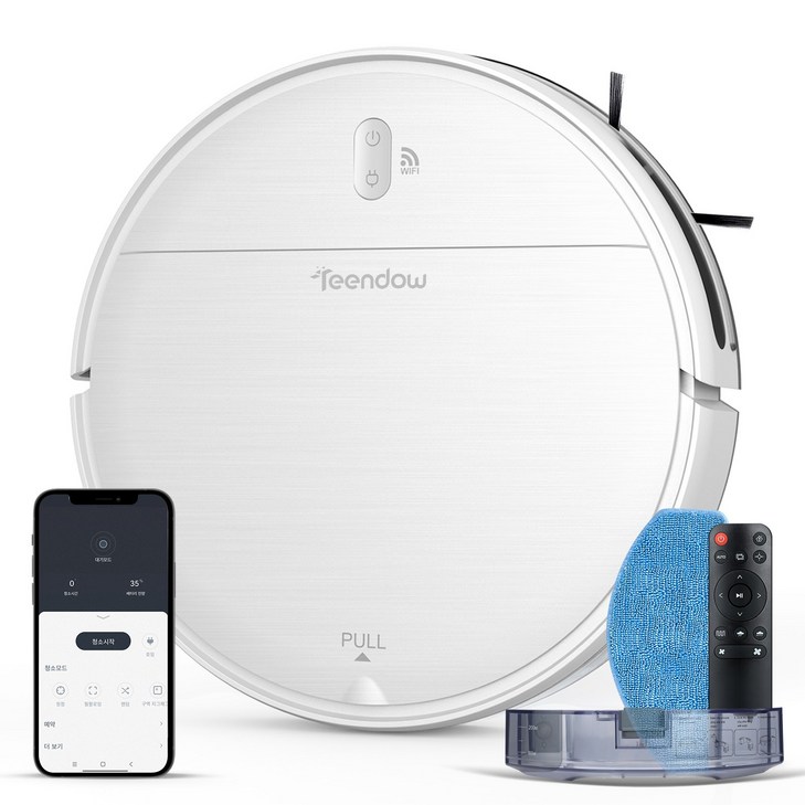 최신버전 틴도우 스마트 물걸레 로봇청소기1년보증