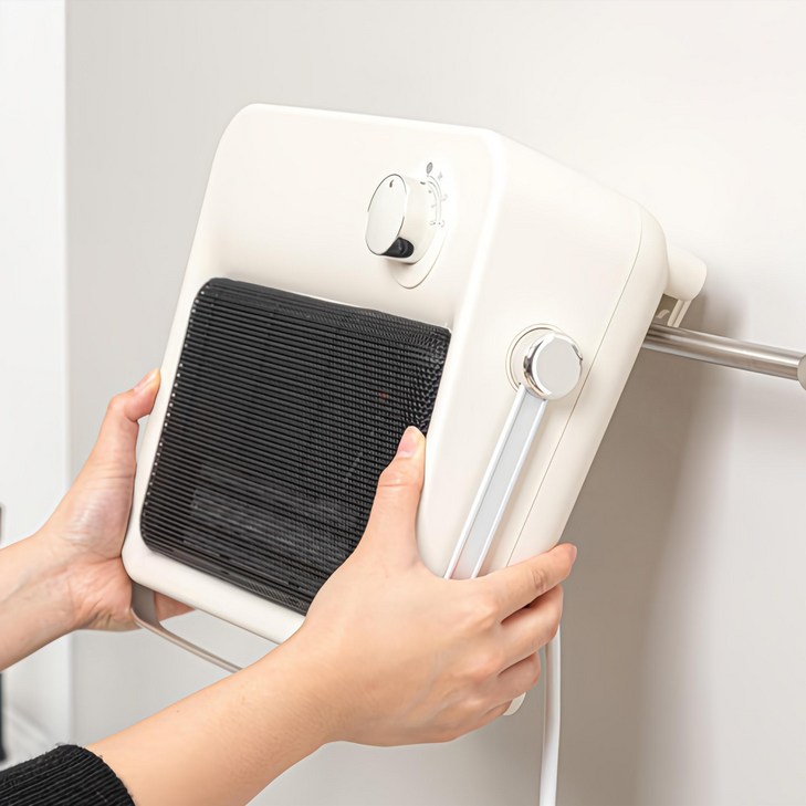 방수 욕실겸용 벽걸이형 PTC 온풍기  사계절사용가능