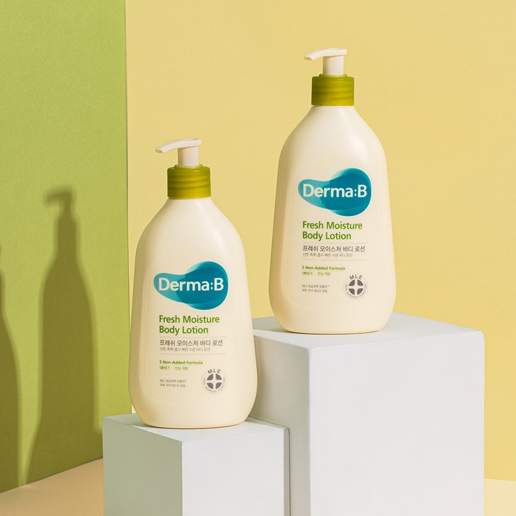 더마비 프레쉬 모이스처 바디로션 400ml 1+1 기획 (+튜브견본)