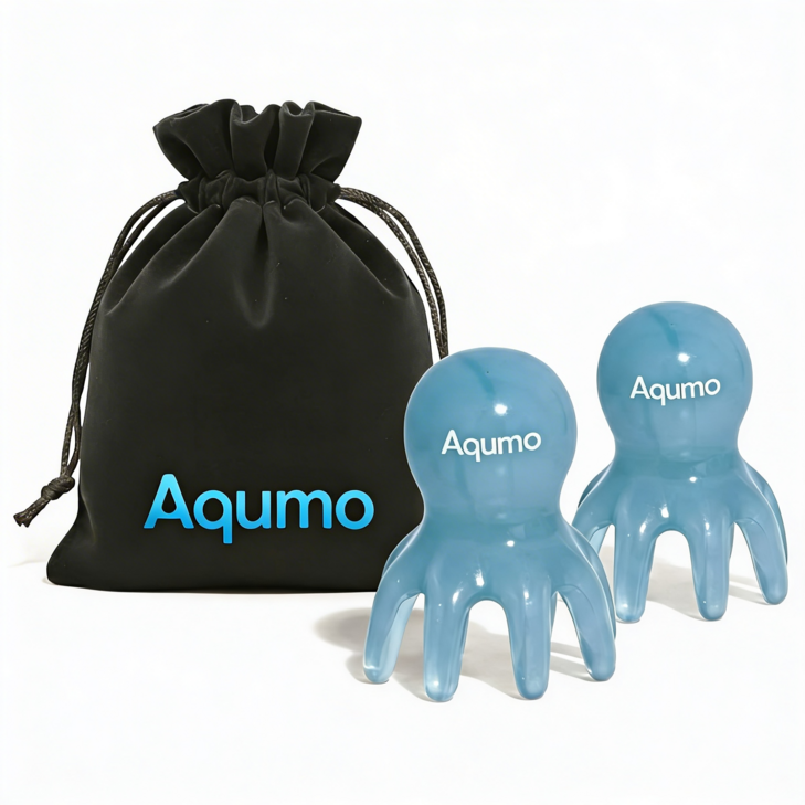 Aqumo 문어 두피 괄사 마사지기