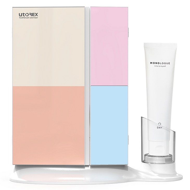 유토렉스 멀티컬렉션 칫솔살균기 스탠드 UTC91UVI, 화이트, UTC91UVI