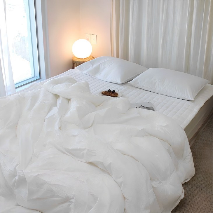 12dalroom 바스락 60수 고밀도면 호텔식 사계절 차렵이불