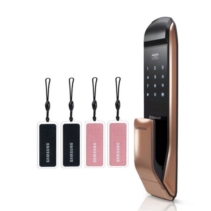 셀프설치 삼성직방 푸시풀 SHPP720 카드키 푸시풀 내화형 도어락