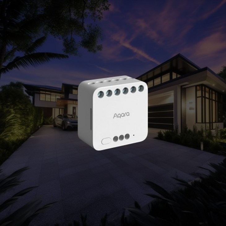 본사정품 아카라 듀얼 릴레이 모듈 T2 중성선 필요 원격제어, 타이머, GPS, ACDC 호환