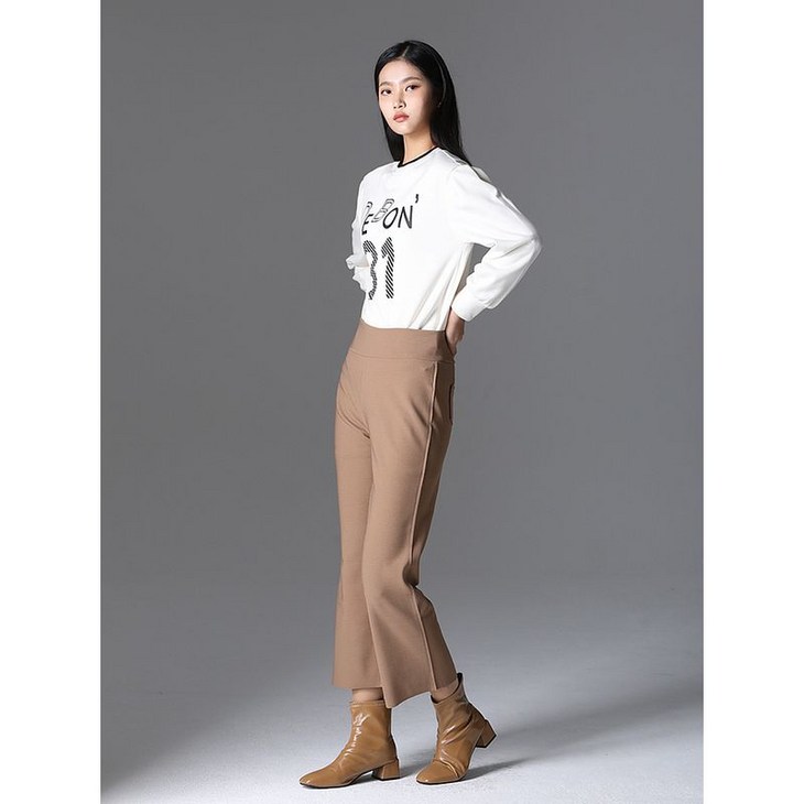 이앤씨 일자핏 저지 팬츠  택가격  99000원