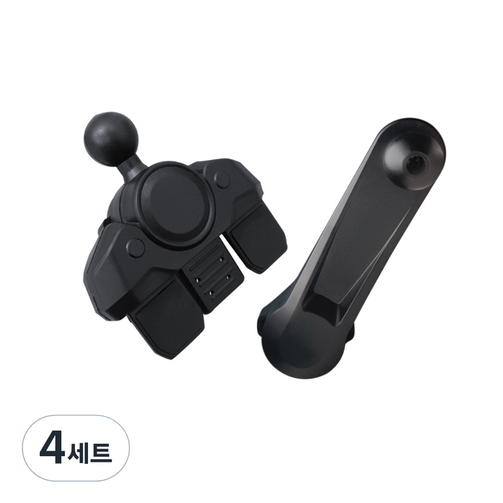 레드빈 차량용 CD 슬롯 핸드폰 거치대 고급형 DBCM 회전방식 부품 DCEM, 단일 색상, 4세트 레드빈 차량용 CD 슬롯 핸드폰 거치대 고급형 DBCM 회전방식 부품 DCEM, 단일 색상, 4세트