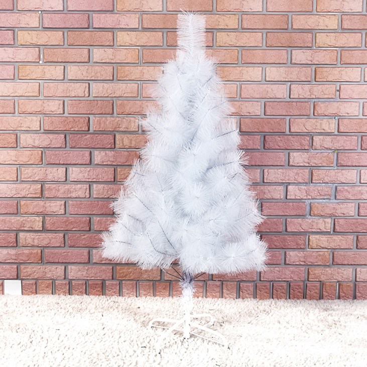 스투피드 솔트리 크리스마스 트리 120cm, 화이트, 1개