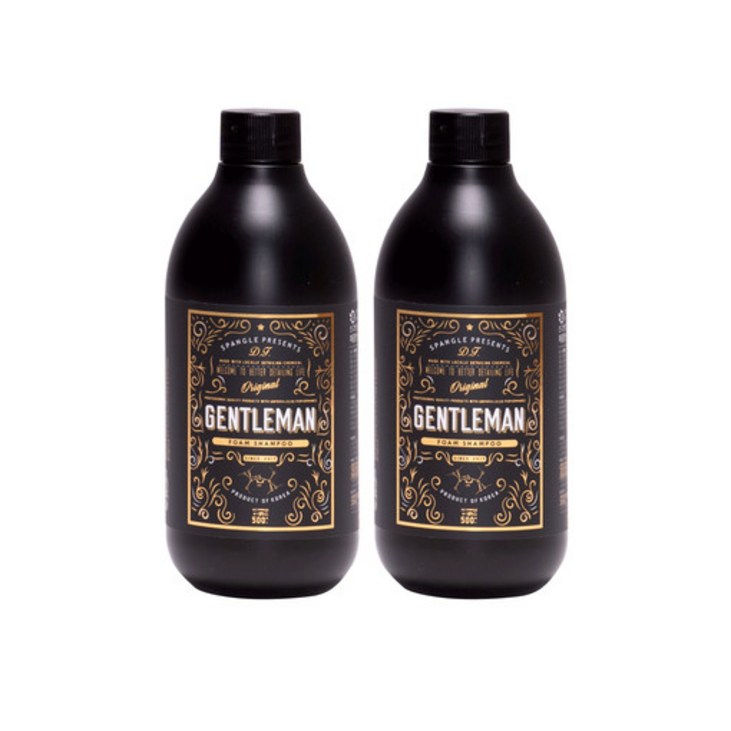 스팽글 스노우폼샴푸젠틀맨 500ml x 2개, 2개, 500ml