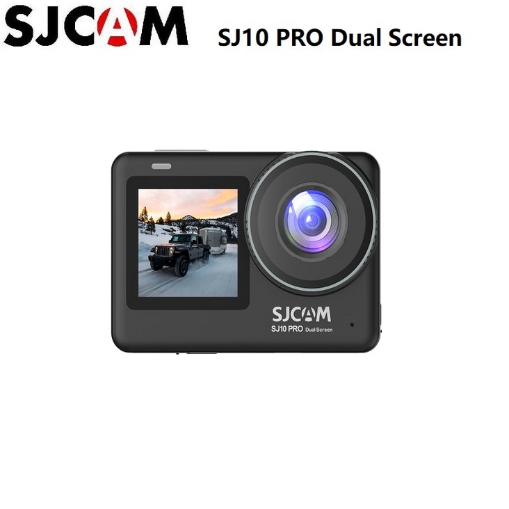 액션캠 카메라SJCAM SJ10 프로 듀얼 스크린 액션 카메라, 와이파이 자이로 손떨림 방지 암바렐라 칩, 라이