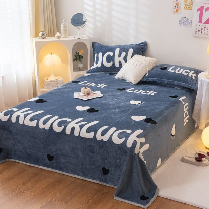 가을 겨울 양면 따뜻한 밍크담요 극세사 담요 이불