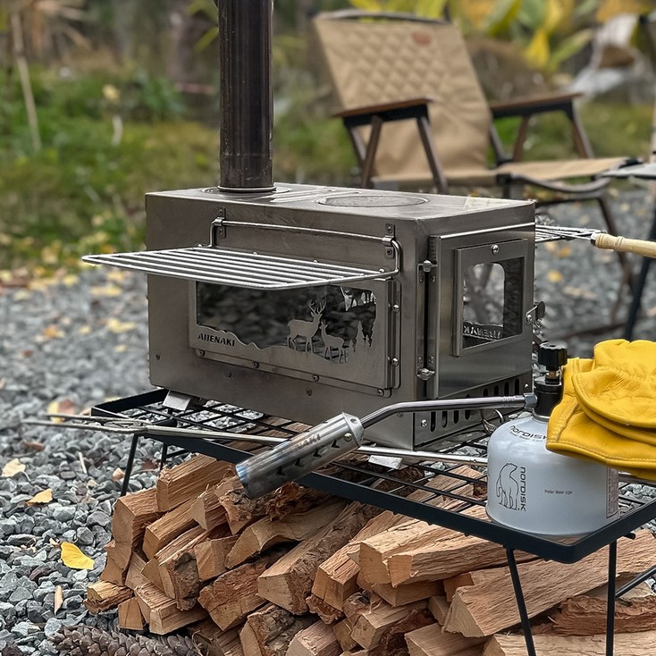 아베나키 하이브리드 불멍 화목난로 캠핑스토브 화로대