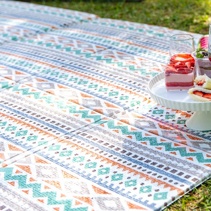 파크론 디자인 피크닉 캠핑매트 대형 인디써머