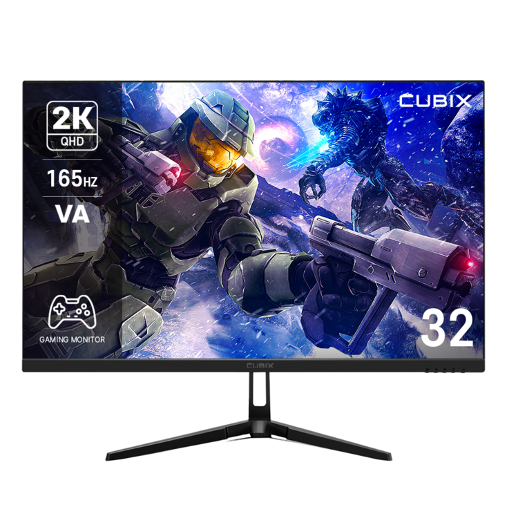 큐빅스 IPS 패널 CX320Q165 게이밍 165Hz QHD 32인치 모니터 내장스피커 광시야각 와이드 HDR 모니터암 사용가능, CX320Q165무결점