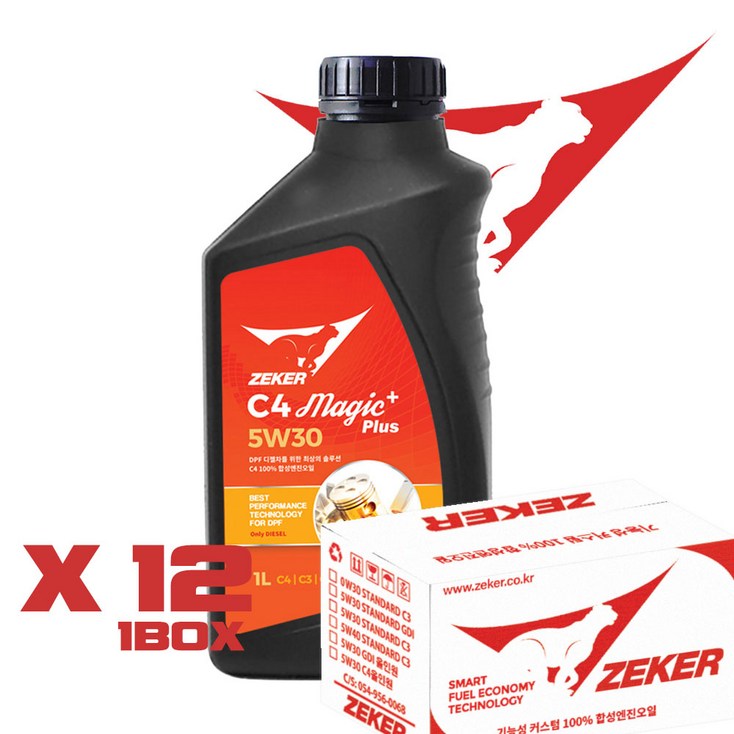 제커 매직플러스 5W30 C4 쏘렌토, 산타페, 르노 DPF 디젤엔진오일 1BOX 12개 특가, 점도 제커 매직플러스 5W30 C4 쏘렌토, 산타페, 르노 DPF 디젤엔진오일 1BOX 12개 특가, 점도