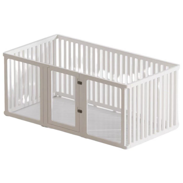 확장형 펫룸 75cm 오픈형 강아지 울타리 애견펜스, 화이트, 1개