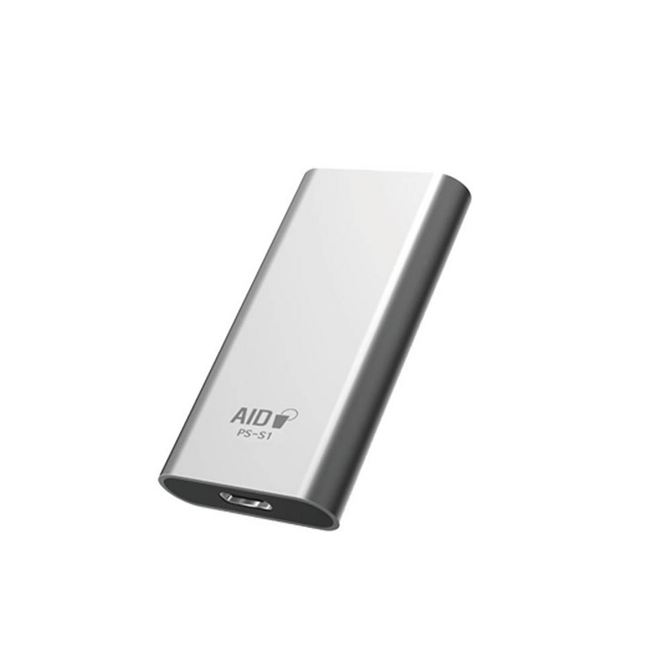 AID USB 3.2 GEN2 외장 SSD PSS1, 512GB, Silver