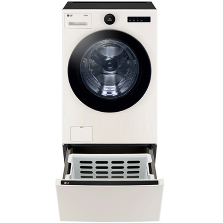 LG 트롬 오브제컬렉션 드럼세탁기 FX23ENEF 23kg 키높이 수납함 네이처 베이지 방문설치 LG 트롬 오브제컬렉션 드럼세탁기 FX23ENEF 23kg 키높이 수납함 네이처 베이지 방문설치