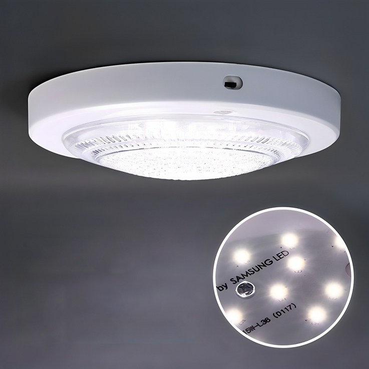 LED 원형 현관 계단 복도 베란다 15W 건식 센서등 LED 원형 현관 계단 복도 베란다 15W 건식 센서등
