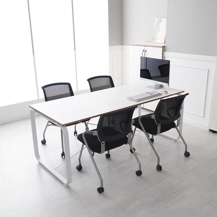 사무실 회의용 테이블 책상세트 데임 회의용A 1500 1800 2000