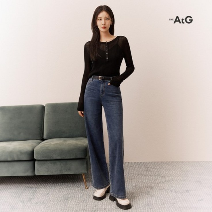 한예슬착용The AtG 더엣지 24FW 타임리스 데님 2종 한예슬착용The AtG 더엣지 24FW 타임리스 데님 2종