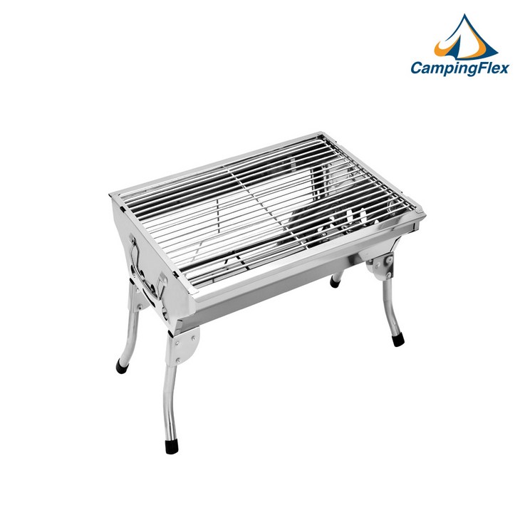 캠핑플렉스 플렉스 그릴 접이식 스테인레스 바베큐그릴 야외용 캠핑그릴 BBQ 용품 숯불그릴 대형그릴 그릴세트, 1개 캠핑플렉스 플렉스 그릴 접이식 스테인레스 바베큐그릴 야외용 캠핑그릴 BBQ 용품 숯불그릴 대형그릴 그릴세트, 1개