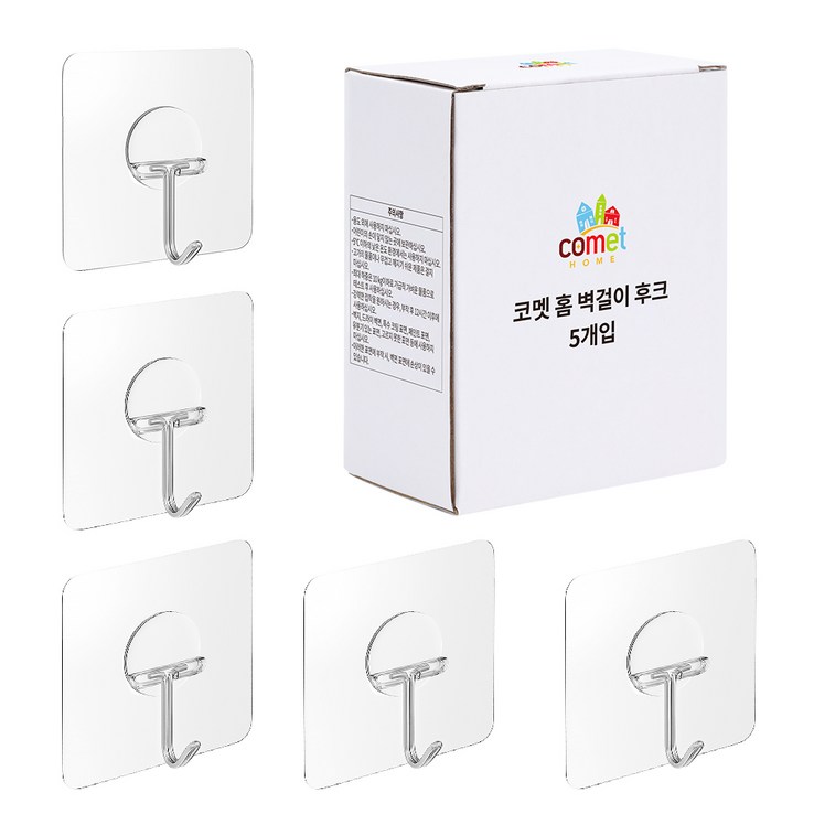 코멧 홈 강력 벽걸이 후크 코멧 홈 강력 벽걸이 후크