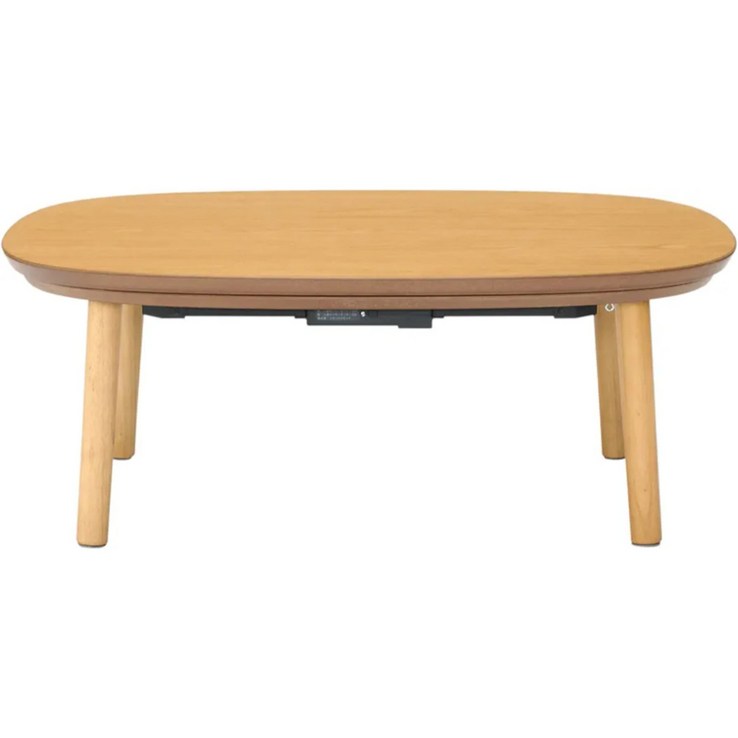 무인양품 코타츠 테이블 난방 탁자 미니 타원형