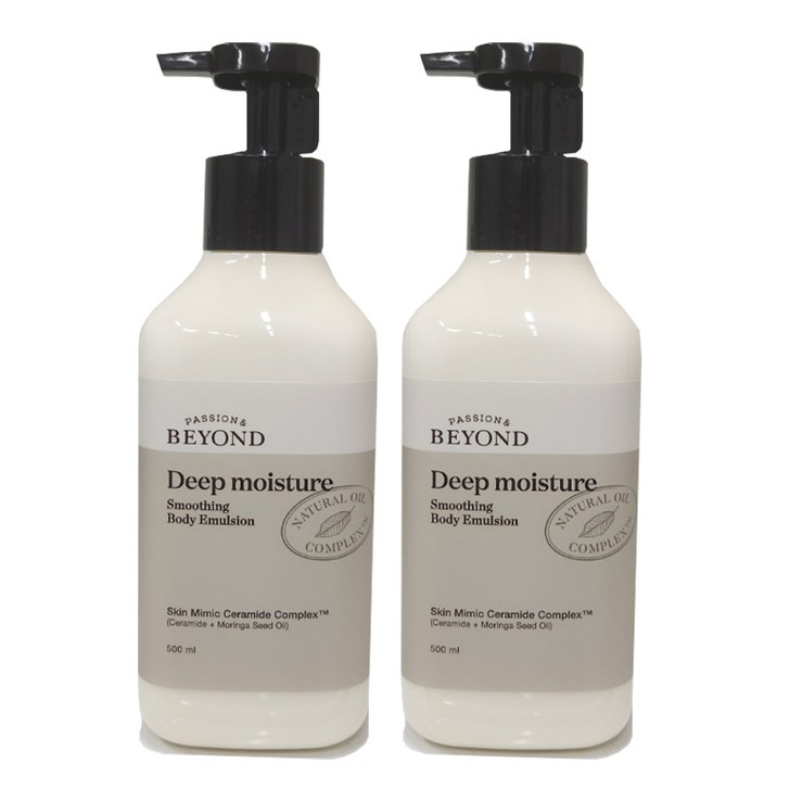 비욘드 딥모이스처 스무딩 바디 로션 500ml, 2개, 500ml 비욘드 딥모이스처 스무딩 바디 로션 500ml, 2개, 500ml
