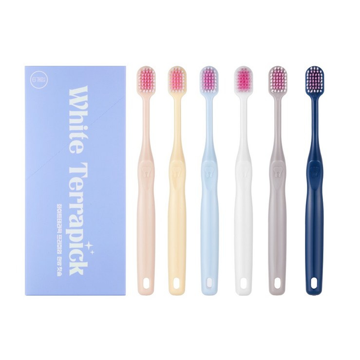 치의학박사개발 교정칫솔 잇몸칫솔 부드러운 미세모 임산부 프로벨 한방 칫솔, 6개입, 12개