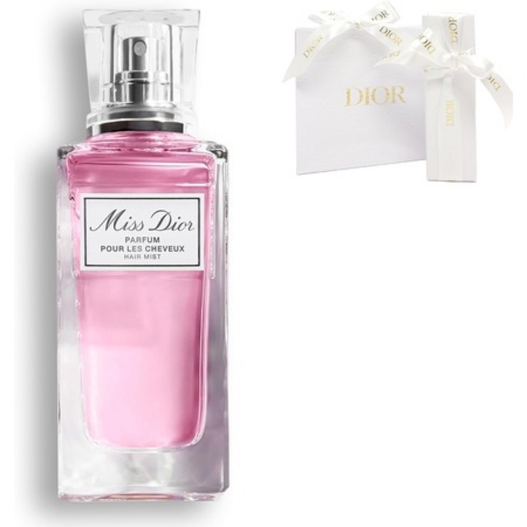 일본직발송 6. 【국내 정규품랩핑 완료】DIOR 디올 미스 디올 헤어 미스트 30ML 향수 향수 생일 선물 선물