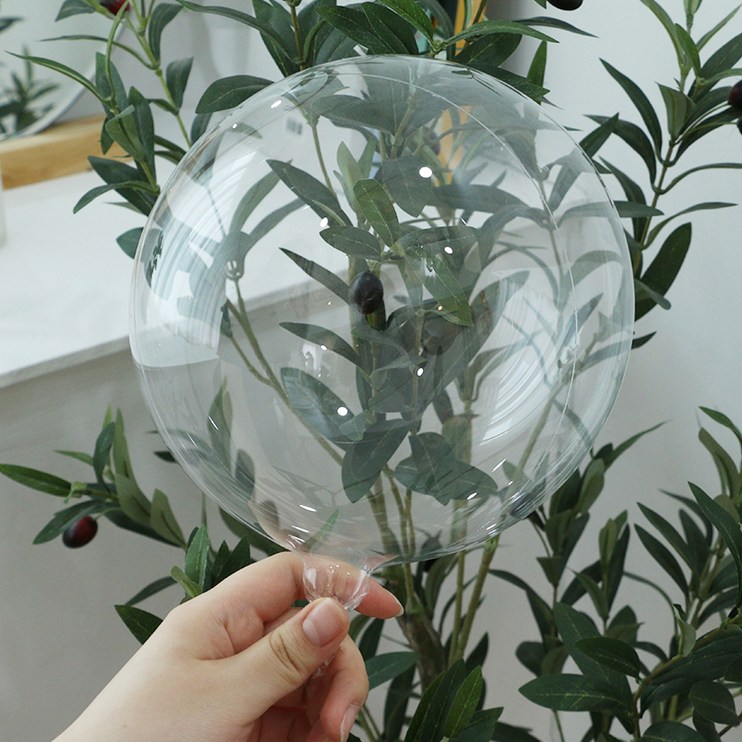 투명 버블 PVC 풍선 20cm 투명 버블 PVC 풍선 20cm