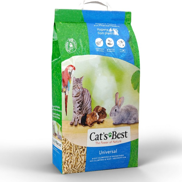 캣츠베스트 유니버셜 우드펠렛 고양이모래 리터 무향, 4kg, 1개