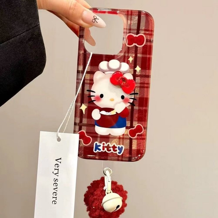 아이폰 6 7 8 SE 플러스 XXS XR XS MAX 12미니 13미니 홀로그램 오로라 고양이 패턴 스트랩 케이스 D263