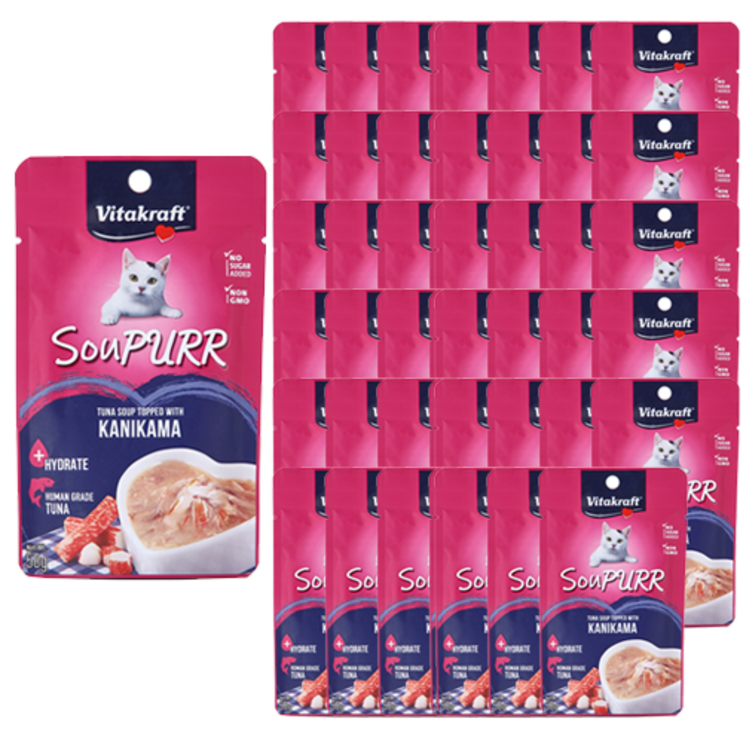 비타크래프트 수프 고양이 파우치 간식 참치 50g 비타크래프트 수프 고양이 파우치 간식 참치 50g