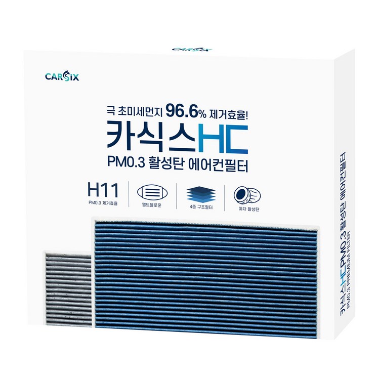 카식스 HC PM0.3 활성탄 에어컨필터 XM3