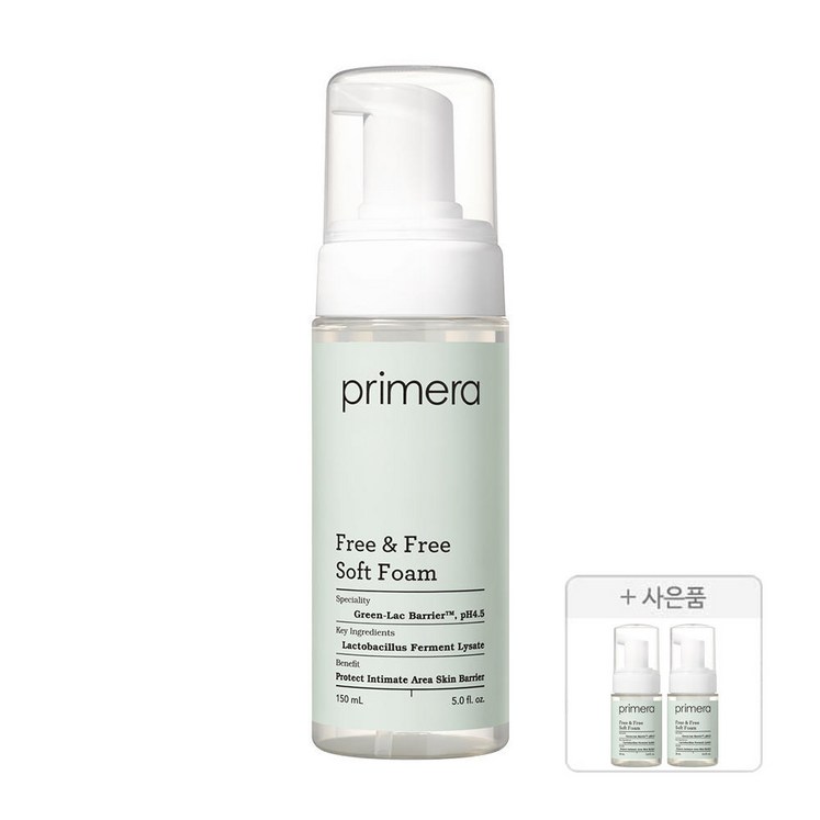프리메라 후리앤후리폼 150ml 1개 증정 20ml 2개 300781 프리메라 후리앤후리폼 150ml 1개 증정 20ml 2개 300781
