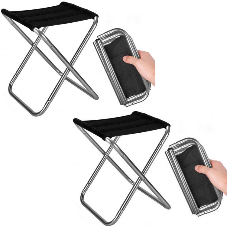 초경량 휴대용 접이식 미니 의자 2개 세트 20230823