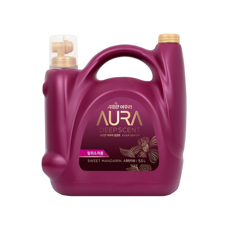 AURA 딥센트 5.5L용기스윗만다린, 5.5L, 1개