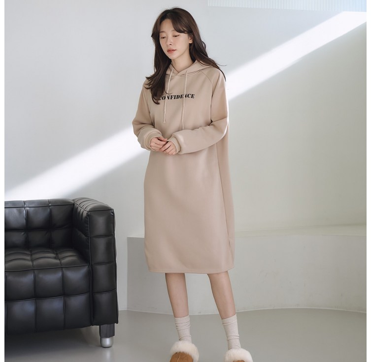 피어니스트 데일리 트레이닝 롱 후드원피스