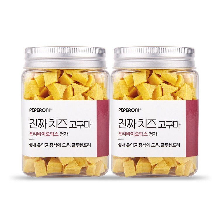 페페로니 애견용 져키, 치즈 고구마 혼합맛, 180g, 2개