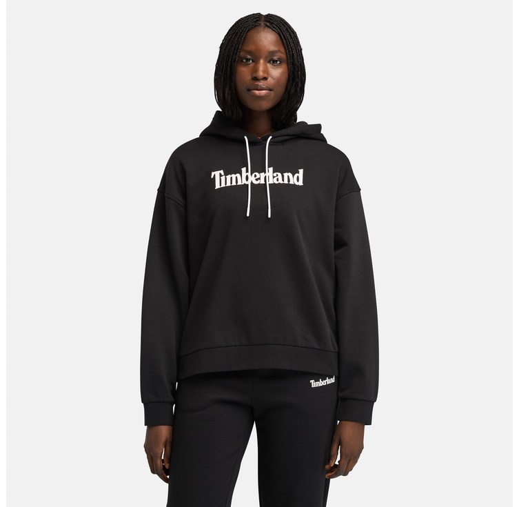 팀버랜드 여성용 기본 로고 후드 티셔츠 TB0A645Y