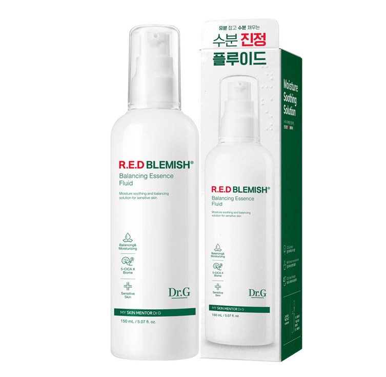 닥터지 레드 블레미쉬 밸런싱 에센스 플루이드, 150ml, 1개 - 캠핑밈