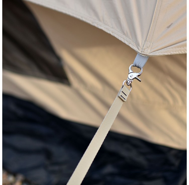 휴캠핑 동계 장박 텐트 웨빙 스트링