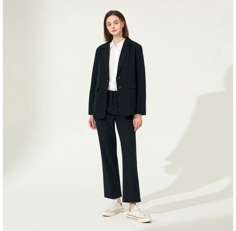 펠틱스 여성 수트 셋업 면접 경조사룩 하객룩 가을 캐주얼 정장세트 2종 F508W2