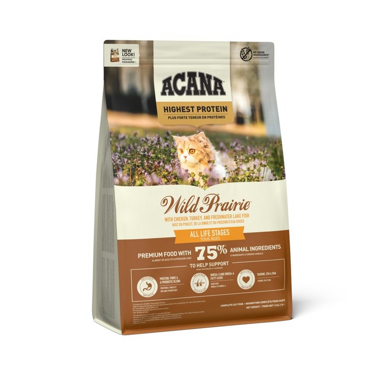 아카나CAT 하이프로틴 와일드 프레이리 캣 고단백 그레인프리 고양이사료