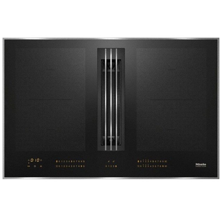 밀레 KMDA 7633 FR 11384260 인덕션 후드 내장 인덕션 전기레인지 검정색